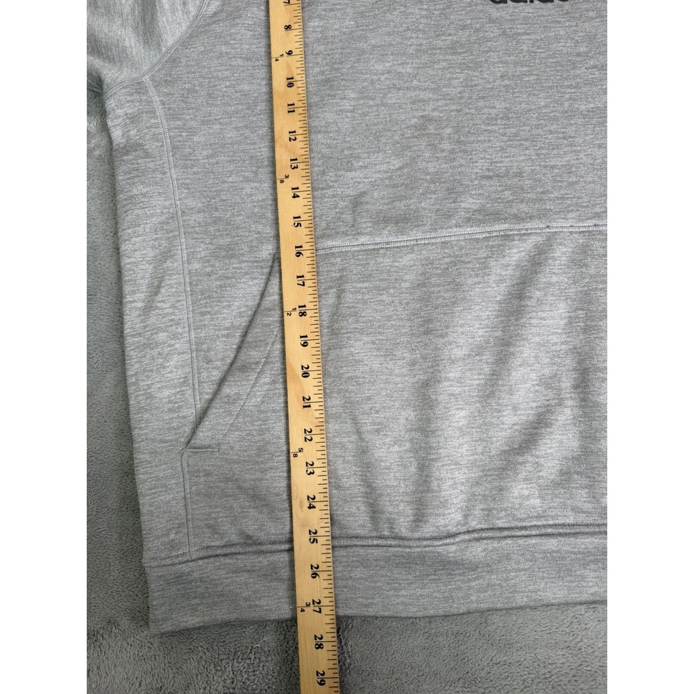 Adidas Climawarm Pullover Hoodie Men's Size Large Gray - Picture 10 of 10
